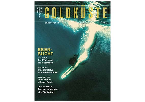 Das Magazin GOLDKÜSTE erscheint dreimonatlich und richtet sich an die Bewohner der rechten Zürichseeseite.
